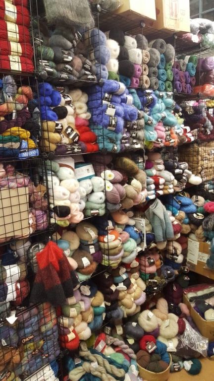 Lots of yarns to choose from